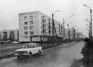 Новый жилой район в Новой Каховке. 1977 г.