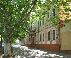 Дом, в котором работал А. М. Конощенко