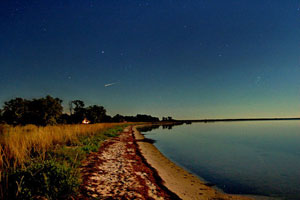 Ягорлыцкий залив ночью (источник paramio.com)