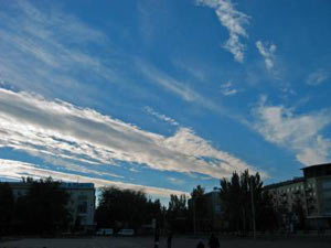 Слоистые облака (фото Константина Сухенко)